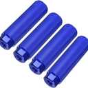 Bike Pegs 4Pcs Aluminum Alloy Anti-Skid Lead Foot Bicycle Pegs 3/8 inch Axles