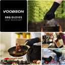 Grill Scraper Tool - Bristle Free Safe BBQ Cleaner with 1 Reusable Cleaning Gloves - Stainless Steel Heavy Duty Barbecue Brush Substitute Extended Handle & Bottle Opener Accessories