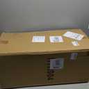 Sziqiqi Tall Planter for Indoor Outdoor: Set of 2 Large 21.6in Metal Taper Plant Pots with Inner Pots - Square Black Flower Pot with Drainage Holes for Outside Front Door Patio Garden Floor