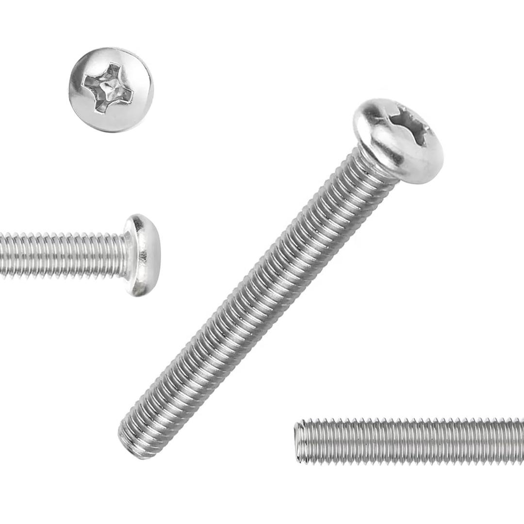 M6 x 18mm 8Pcs Hex Socket Head Cap Screw, 304 Stainless Steel, Chair Machine Screw for Spinning Chair