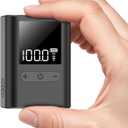 Electric Ball Pump, Mini Bike Pump with Digital Gauge - 100PSI Portable Tire Pump, Auto Shut-Off, Rechargeable Air Pump for Balls & Road Bike