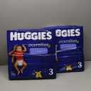Huggies Size 3 Overnites Baby Diapers: Overnight Diapers, Size 3 (16-28 lbs), 132 Ct (2 Packs of 66), Packaging May Vary