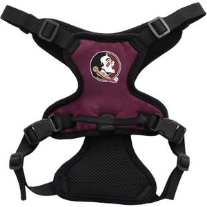Littlearth NCAA Unisex NCAA Front Clip Pet Harness (Large, Florida State Seminoles)