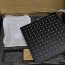 Black Shower System, Shower Faucet Set Bathroom Square Rain Shower Head and Handle Set, Wall Mounted Shower Fixtures With Shower Valve and Trim Kit 10 inch Matte Black