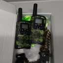 Walkie Talkies for Kids 22 Channel 2 Way Radio 3 Miles Long Range Handheld Walkie Talkies Durable Toy Best Birthday Gifts for 6 Year Old Boys and Girls fit Adventure Game Camping (Green Camo 1)