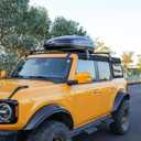 Heavy Duty Roof Racks Cross Bars Compatible with for Ford Bronco Soft Top 2/4 Door 2021 2022 2023 2024 2025 2026 Aluminum Rooftop Crossbars Rails Luggage Racks Ski Bike Snowboard Cargo Carrier