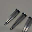 Enhon Pop up Stoppers Compatible with Moen Drain Components, Chrome Bathroom Sink Drain Plunger, 4-7/8 Tall, 1-1/4 Cap Dia, with 1 Mounting Hole and Gasket Seal, Replacement for 88994 (3 Pack)