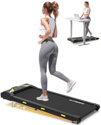 Freepi Walking Pad, 4 in 1 Treadmill with Incline,2.5HP Under Desk Treadmill, Powerful Motor, Portable Walking Pad Treadmill for Office and Home Freepi Walking Pad, 4 in 1 Treadmill with Incline,2.5HP Under Desk Treadmill, Powerful Motor, Portable Walking Pad Treadmill for Office and Home