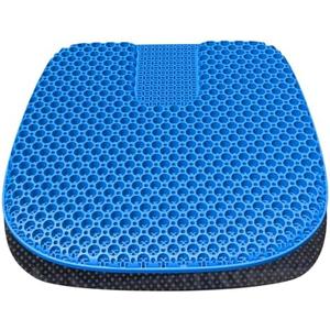EVEME Large Gel Seat Cushion for Long Sitting with Non-Slip Cover, Soft & Breathable, Seat Cushion for Chair, Car, Office, Desk Chair, Wheelchair (Medium Size)