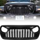 Front Grill With Mesh For Jeep Wrangler
