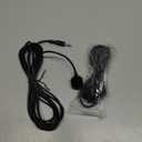 Uxcell IR Infrared Receiver Extender Cable 2.5mm Jack 6.5FT Long 26-39FT Receiving Distance Black Head 2pcs