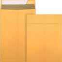 6x9 Envelopes, 250 Pack Security Catalog Envelopes Self Seal, Small Brown Envelopes for Mailing, Organize, Storage, Home, Office