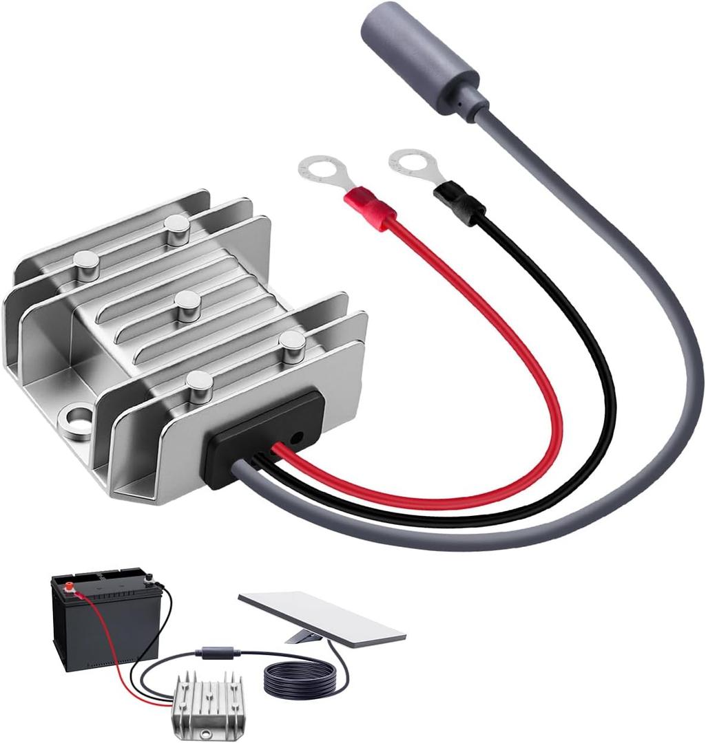 Starlink Mini 12V Converter Adapter, Step Up 12V/ 24V to 30V Input Boost Converter Output 3.5A, 18AWG Waterproof DC Female Port Power Cord, Compatible with Max 45m/ 150Ft+Starlink Mini Power Cable