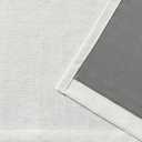 EXCLUSIVE HOME Chatra Faux Silk Grommet Top Curtain Panel Pair, 54"x96", Winter White