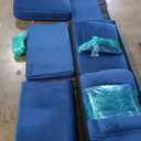 69" Small Sofa, Soft Small Couch with 2 Pillows, Comfy Love Seat Couches, Tool-Free Setup Loveseat Sofa, 700lb Load Sofas for Living Room, Cozy Couches for Living Room, Mini Couch for Bedroom, Blue