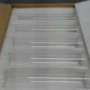 Hewory Hurricane Glass Candle Holders: 10 PCS Clear Open Ended Cylinder Candle Holder Sleeve for Candlestick Holders - Taper Candle Holder Bulk for Wedding Christmas Centerpiece Decor (D 2.5" x H 11")