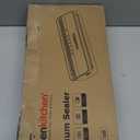 Bonsenkitchen Vacuum Sealer, Multi-Functional Food Sealer with 1 Roll Bag+ 5 Bags, Bag Storage | Built-in Cutter, Silver-Stainless steel