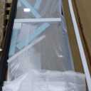 Pivot Frameless Shower Door, 34"-35.9" W x 72" H, Pivot Swing Shower Doors with 1/4" Clear Tempered Glass Panel, Matte Black Finish