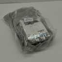 Bujasso Grey 90% Blackout Curtains with Sheer Overlay Mix and Match Double Layer Window Curtains Thermal Insulated 84 inch for Bedroom Gray Drapes with Tiebacks Rod Pocket Back Tab 37" Wx84 Lx2