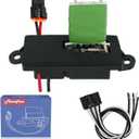 Marsflex Blower Motor Resistor 22807122 1999 2000 2001 2002 2003 2004 2005 2006 for Chevy Avalanche Silverado Suburban Tahoe, for GMC Sierra Yukon, OE: 973-409 89019089 15-81087 Manual AC Control