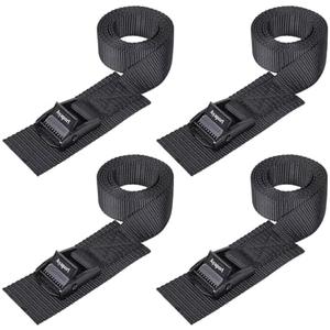 Ayaport Adjustable Cam Buckle Lashing Straps 6ft 4pack Tie Down Straps