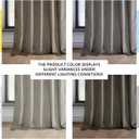 HPD Half Price Drapes Heritage Plush Velvet Curtains 96 Inches Long Room Darkening Curtains for Bedroom & Living Room 50W x 96L, (1 Panel), Gallery Taupe