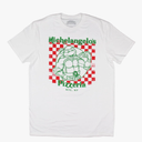 Teenage Mutant Ninja Turtles Men's Distressed Michelangelo's Pizzeria T-Shirt, S