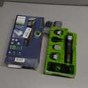 Philips Norelco Multigroom 5000 Series, All-in-One Trimmer and Hair Clipper, 18-Piece Men's Grooming Kit for Beard, Face, Hair, Body and Intimate Areas, No Blade Oil Needed, Model MG5910/49 (Black)