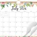Calendar 2026-2027 - July 2026 - December 2027, Wall Calendar 2026-2027, 11" x 8.5", 18 Months Wall Calendar, Writing Blocks, Julian Dates, Spiral Bound