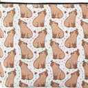 Degpum Capybara Makeup Bags for Women,Perfect Cosmetic Bag Just A Girl Who Love Capybaras For Sisters,Daughters, Friends,Teen Girls & Women.Ideal Gift For Travel, Birthdays, & Christmas,Mothers Day