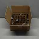 36 Pack, 2 oz Small Clear Glass Bottles w/Lid & 6 Stainless Steel Funnels - 60ml Boston Sample Bottles - Mini Travel Essential or Decorative Bottles for Potion, Juice, Wellness, Ginger Shots, Whiskey