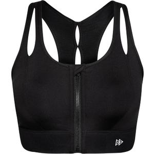 Yvette Sports Bras for Women High Impact Support, Front Zipper Running Bra Plus Size, No Bounce with Racerback & Sewn in Pads, Size: XX-Large Plus