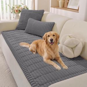 Couch Cover for Dogs,Washable Non-Slip Pet Friendly Sofa Protector | Thick Flannel Sofa Cover,Nonslip, Washable,Anti-Pilling,Pet Friendly,for Dogs & Cats,Cozy Protect Against Fur,27.6" x 70.9"