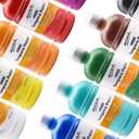 Mont Marte Tempera Paint Set 12pc x 16.9 US fl.oz (500ml), 12 Bottles of Tempera Style Kids Paint, Washable for Kids Art and Craft, Non Toxic, Easy to Clean. (Multicolor)