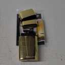 METALFX Double Foil Shaver, Handheld Electric Razor for Travel, Portable Cordless Close Face Shaver for Head, Beard, & Neck (Gold)