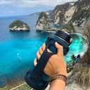 REUZBL Silicone Boot Sleeve Protector with Handle  Compatible with Hydro Flask 40oz, 32oz, 24oz, 21oz  Protective Bottle Bumper for Stainless Steel Water Bottles (White)