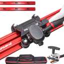 MUFASHA 78 Inch Manual Tile Cutter, Professional Porcelain Slab Cutting Machine for Large format Ceramic Porcelain Tiles, Dual-Rails, Pliers, Locators, Rail Retainers, Tile Cutter Hand Tools, ML2000
