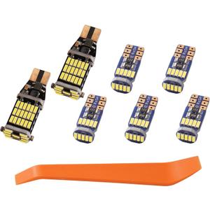 Interior LED Lights for 2022-2025 2026 Subaru BRZ/Toyota GR86 LED Lamp Bulbs White Package for Accessories 6500K Super Bright Map, Dome, Trunk Light (7pcs Bulbs Kit) Replacement