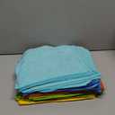 AIDEA Microfiber Cleaning Cloth, 50PK, Microfiber Towels for Cars, Premium Wash Cloths, Dusting Cloth Cleaning Rags, Absorbent Towels for SUVs, House, Kitchen, Window, Cleaning Supplies1212" (Yellow Blue Green)