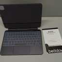 New Lightweight Magic Keyboard Case for iPad Air 11 inch M3 2025/M2 2024/iPad Air 4th/5th 10.9 inch & iPad Pro 11 inch (4th/3rd/2nd/1st Gen),Aluminum Alloy Keyboard with Trackpad,7 Color Backlit,Black