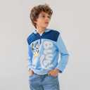 Bluey Bingo Fleece Half Zip Hoodie Toddler to Big Kid