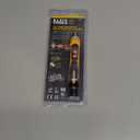 Klein Tools NCVT3P Dual Range Non Contact Voltage Tester, 12 - 1000V AC Pen, Flashlight, Audible and Flashing LED Alarms, Pocket Clip