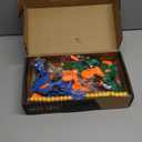 2-Pack Dinosaur Toy Guns Compatible with Nerf, Easter Kids Gifts & Easter Basket Stuffers for Toddler Boys Ages 3 4 5 6 7 8, Dino Toy Guns with Light & Sound, 20 Foam Darts