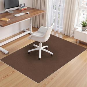 Office Chair Mat,Hard Floor Chair Mat Suitable for Hardwood and Tile Floors,Large Non-Slip Floor Protection Mat,Does Not Pill,Coffee(36"x55")