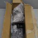 Bird Feeder Pole, 75" Outdoor Bird House Pole Kit Stand with 5-Pronged Base, Adjustable Height & Universal Mount for Easy Setup, 2 Installation Methods, Matte Black Finish (Without Feeder)