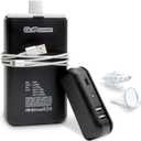 GoPong Power Bank Flask (8 oz) - Hidden Alcohol Travel Flask  Secret Liquor Container for Beaches, Cruises, and Sports Events  Includes Funnel & Spout