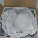 YHOSSEUN Chip and Dip Serving Set 2 Tiered Chip Dip Bowls with Metal Rack for Appetizer, Snacks - Large Chip Bowl 45 oz Small Dip Bowl 7 oz-Serving Bowls for Party, Food Dispaly - Gold Stand