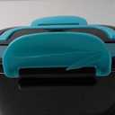 Electric Lunch Box For Adults, 80W Heated Lunch Box for Men 1.5L Stainless Steel, Portable Food Warmer for Car Truck Work, 12/24/110V, Loncheras Para Hombres De Trabajo, Heatable Lunchbox (Neon Blue)