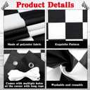 Race Car Door Decorations Fabric Checkered Birthday Door Banner Runway Mat Race Car Hanging Porch Sign Banners Long Racetrack Racing Backdrop for Racer Fans Games Sport Party Decor