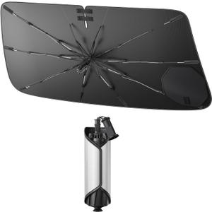 SXCY for 2021-2024 2025 2026 Nissan Armada Windshield Umbrella Sunshade [Easier Foldable] for 2025 2026 Armada Accessories 2025 Armada Sunshade Umbrella for 2026 Arma da Windshield Sun Shade Umbrella